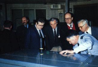 Visite du CRC de Glons - 22 janvier 90